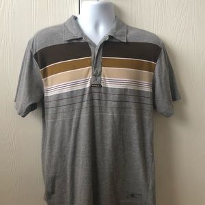 O’Neill Short Sleeve Polo - Gray/Brown - Men’s L